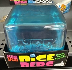 NeeDoh Nice Berg Blue XL Giant Nee Doh Niceberg Squishy Cube Ice TikTok Viral