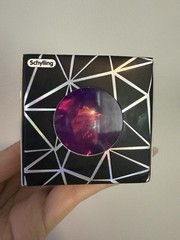 Schylling Crystal Squeeze NeeDoh Purple Iridescent Stress Ball w/ Original Box