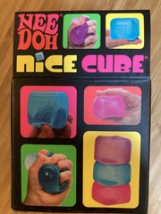 NEW Nee Doh Needoh Nice Cube Super Solid Squish purple Toy