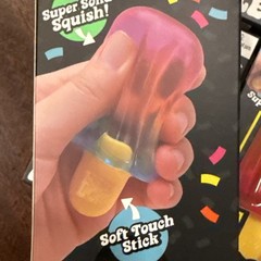 PINK & YELLOW Needoh NICE-SICLE Popsicle Nicesicle Jelly Squishy Toy NEE DOH NEW