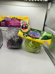 Grin Studios Amazing Slime Squish Balls Lot of 2 DNA GlowInTheDark/Color Change