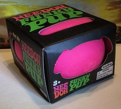 Schylling NeeDoh Funky Pup Pink Squeeze Toy Ages 3-4 4-7 8-11 PA-18745
