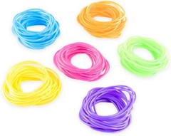 80s Colorful Retro Rock Pop Star Rainbow Diva Disco Jelly Neon Gel Stretchabl…