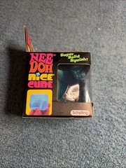 Schylling NeeDoh Nice Cube Super Solid Squish Sensory Fidget Toy Blue