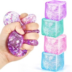 UGYWI Squishy Fidget Toys for Kids & Adults: 4 Pack 2.16 inches, 4 Colors