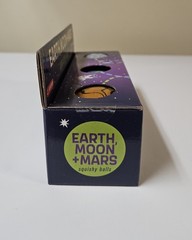 Earth Moon & Mars Squishy Balls 2.5″ Aurora Soft & Squishy Solar System