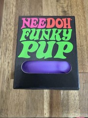 New Nee Doh Funky Pup Purple Squeeze Ball Super Squish In Hand FAST SHIP