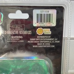 SUNNY DAYS SQZY Lightup Squishy Toy New In Box LARGE CUBE green 💚