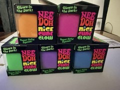 Needoh Lot Of (5). Nice Cube Glow. New And Sealed.