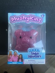 VIRAL MushyKinz ICEEZ Taba Squishy Series 1 PINK Glitter Bubbles the Pig