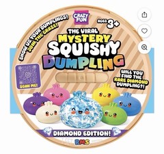Crazy Fun RMS DUMPLING VIRAL Mystery Dumpling DIAMOND Edition Squishy TOY!