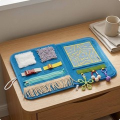 Touchable Training Book Foldable Touchable Activity Book Interactive for