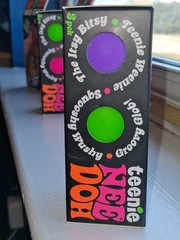 NeeDoh “Lot Of TWO PACKS” Teenie Weenie, 3 Ball Pack (Pnk, Grn, Orange & Prple)