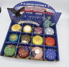Liberty Dumplings 250th Anniversary 12 Pack Patriotic Decor Squishy Set Sealed