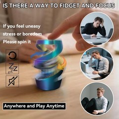 Metal Fidget Toy, Spinners, Adult Toys, 2.56 inches, Colorful