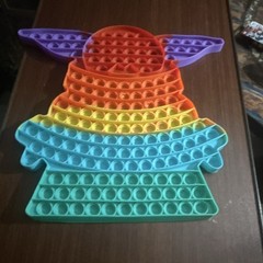 Rainbow Star Wars Character Pop It Sensory Toy for Ages 4-11