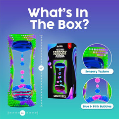 BUNMO Liquid Motion Bubbler Glow-In-The-Dark Sensory Toy for Kids & Adults – Gen