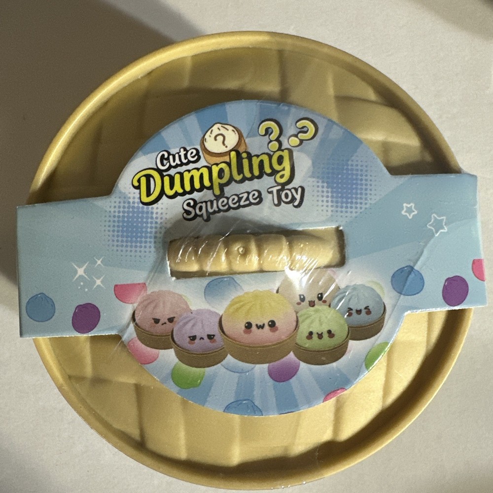 Mystery Mood Dumpling Squeeze Toy Squishy Bun 1ct