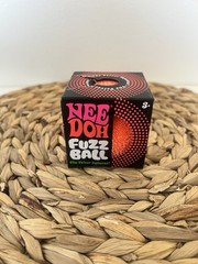 Nee Doh Fuzz Ball The Velvet Squeeze Orange/Black Squishy Squeeze Toy 3+