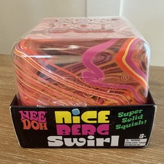 NEW Schylling Needoh Nice Berg Swirl – Giant Swirl Nice Cube Yellow Pink Orange