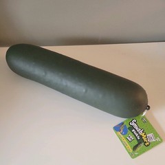 SmushMart Crazy Fun JUMBO 15″ PICKLE Squishy Squeezy Toy Fidget Sensory NWT