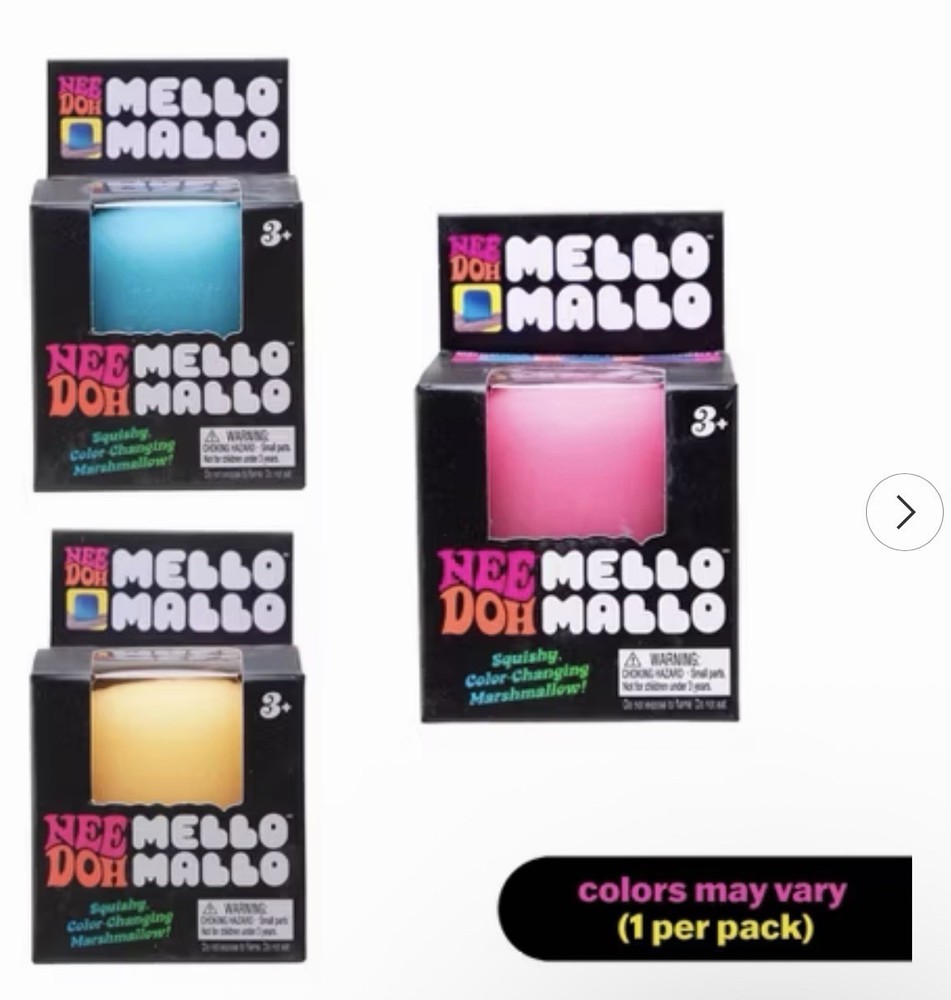 NeeDoh MELLO MALLO VIRAL SQUISHY TOY! SCHYLLING /NEW /AUTHENTIC Colors May Vary