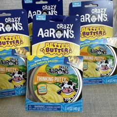 Aarons Crazy Better Butter Thinking Putty 1.4 oz Lot of 4 Bundle Set