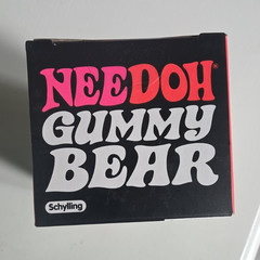 Schylling NeeDoh Gummy Bear Squishy Squeeze Toy, Blue, Ages 3+, 3-4 Years