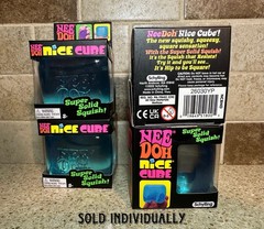 (1) NeeDoh Nice Cube Original Blue Nee Doh Squishy – New, Unopened
