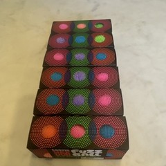 Schylling Teenie NeeDoh Fuzz Ball Velvet Squeeze Lot of 6 in 3 Pack Multicolor