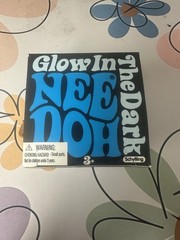 Needoh Glow In The Dark Blue Fidget Toy