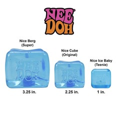 Schylling NeeDoh Nice Ice Baby – Sensory Squeeze Toy – Super Solid Squish