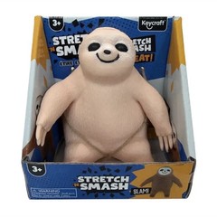 Keycraft Stretch ‘N Smash Sloth Tactile Squeeze Toy Beige Ages 3+