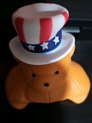 New Sunny Days Patriotic Red White And Blue Squeezy Bear