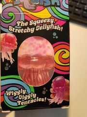 🪼 AUTHENTIC Schylling NeeDoh Pink JELLY SQUISH! Jellyfish Squish Nee Doh. REAL!