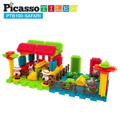 Picasso Toys PTB100 100pcs Hedgehog Block 3D Building Blocks Tiles Safari The…
