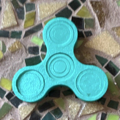 Green Tri-Spinner 3-Arm Hand Spinner Fidget Toy Stress Relief Finger Spinner