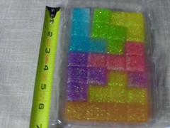 ORB ULTIMATE SQUISH Taba-Pops Squish Bricks Sensory Toy Glitter Rainbow Blocks