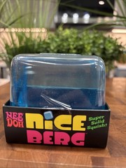 NeeDoh Nice Berg Blue XL Giant Sensory Fidget Solid Squish Cube Ice Block NEW