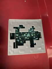 BRAND NEW Minecraft Jelly Cube Squishy Sensory Toy, Like Nee Doh, Blue