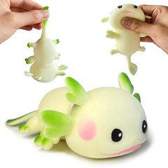 ZTATU Axolotl Squishy Fidget Toys (1PCS) Squish Stress Balls for Kids Small