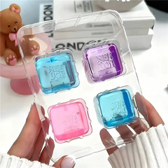 Needoh Nice Ice Baby 4 Pack Mini Cubes Squishy Stress Fidget Toy Authentic