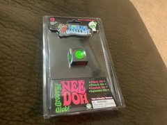 World’s Smallest NeeDoh Groovy Glob Green Rare