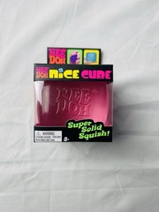 Nee Doh NiceCube PINK Super Solid Squish Fidget Toy Brand New NeeDoh nice cube