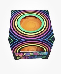Needoh Nee Doh Teenie – Sensory Squeeze Toy – Mini Ripples- 1.25″ Wide – Orange