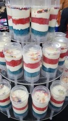 Cake Push Pop Containers: Pack Cake Push Pops With Lids For Cupcake Confetti 10