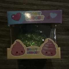 Green Glitter Slime Squishy Set Tactile Sensory Toy, Ages 3-7