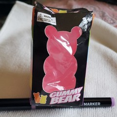Pink Gummy Bear Squeeze Toy Ages 3-5 Years, Age Level 3-4 Years