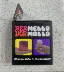 Schylling NeeDoh Mello Mallo Color-Changing Squish Toy, Blue, 3+, 26053HY