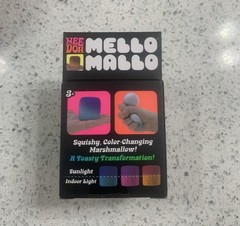 NeeDoh Mello Mallo Color-Changing Squish Squeeze Toy, Pink, 3+, 26053HY